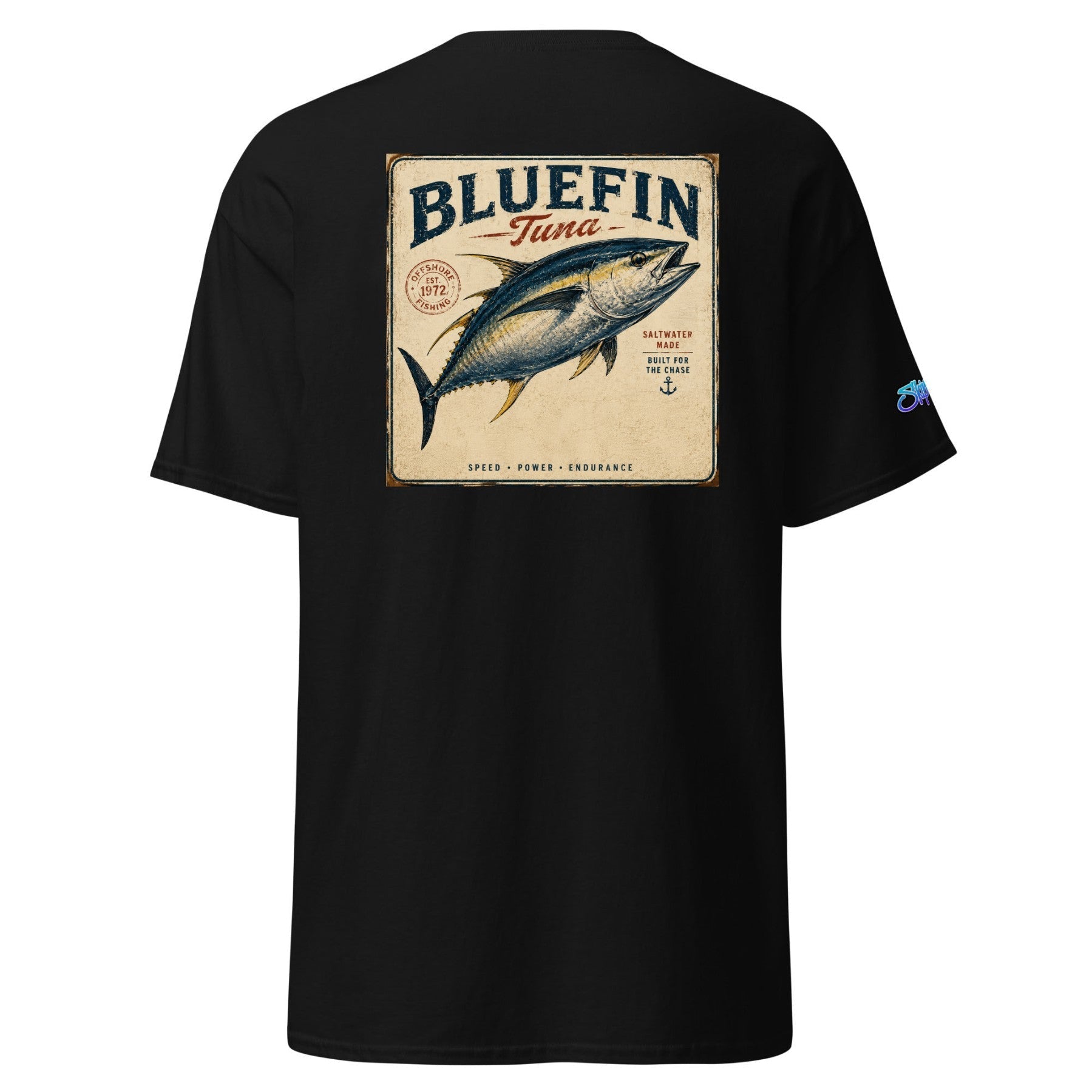 VINTAGE BLUE FIN - Unisex classic tee
