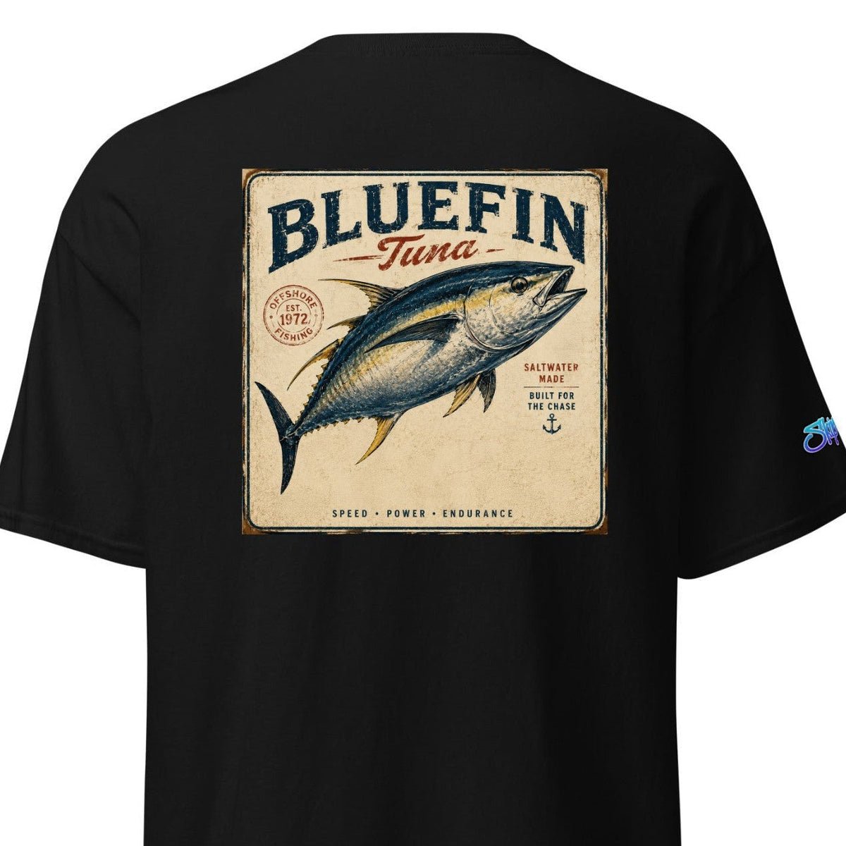 VINTAGE BLUE FIN - Unisex classic tee