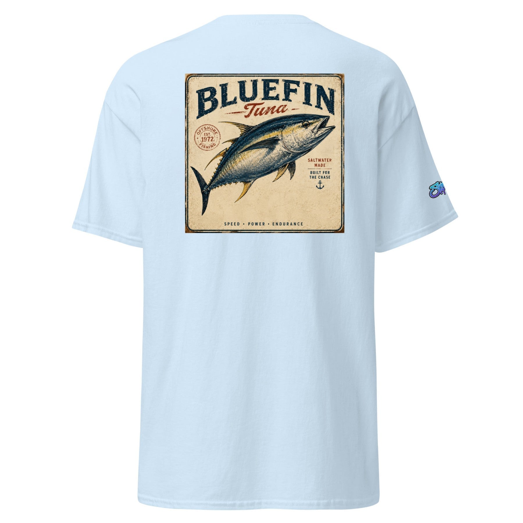 VINTAGE BLUE FIN - Unisex classic tee