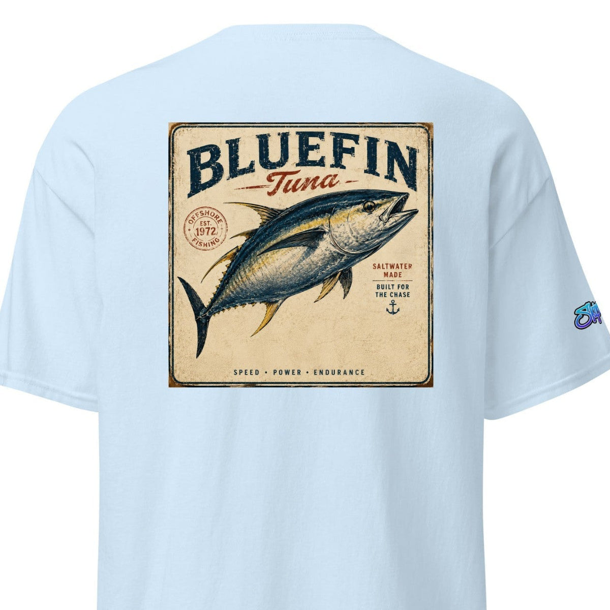 VINTAGE BLUE FIN - Unisex classic tee
