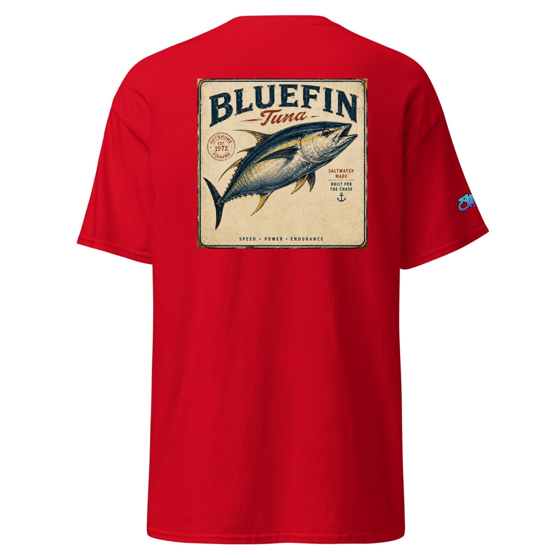 VINTAGE BLUE FIN - Unisex classic tee