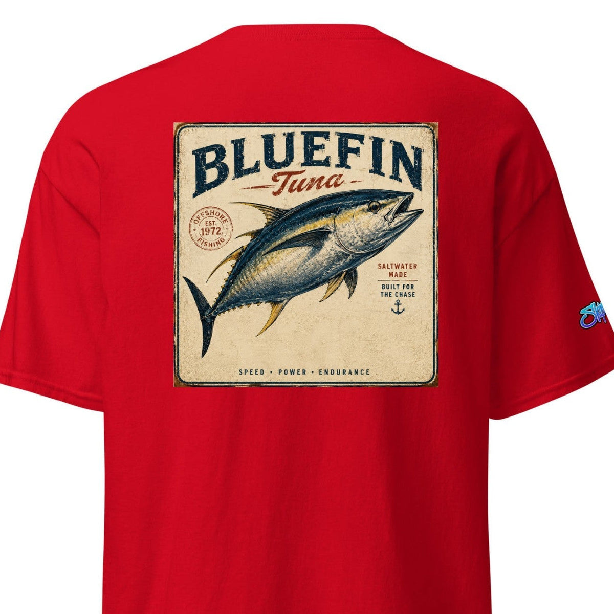 VINTAGE BLUE FIN - Unisex classic tee