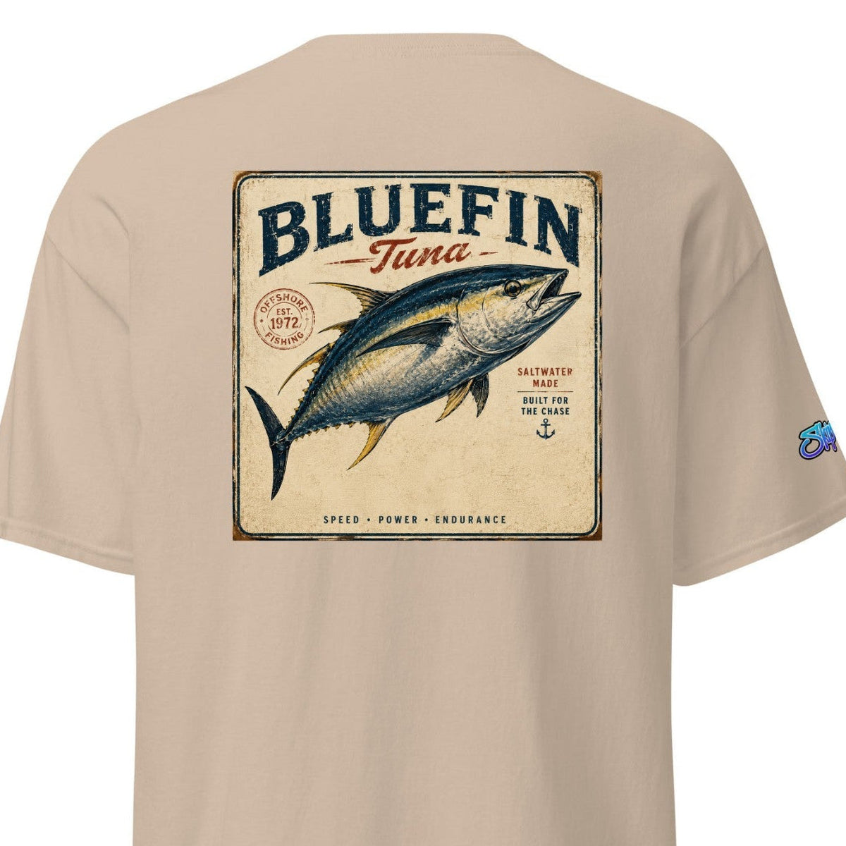 VINTAGE BLUE FIN - Unisex classic tee