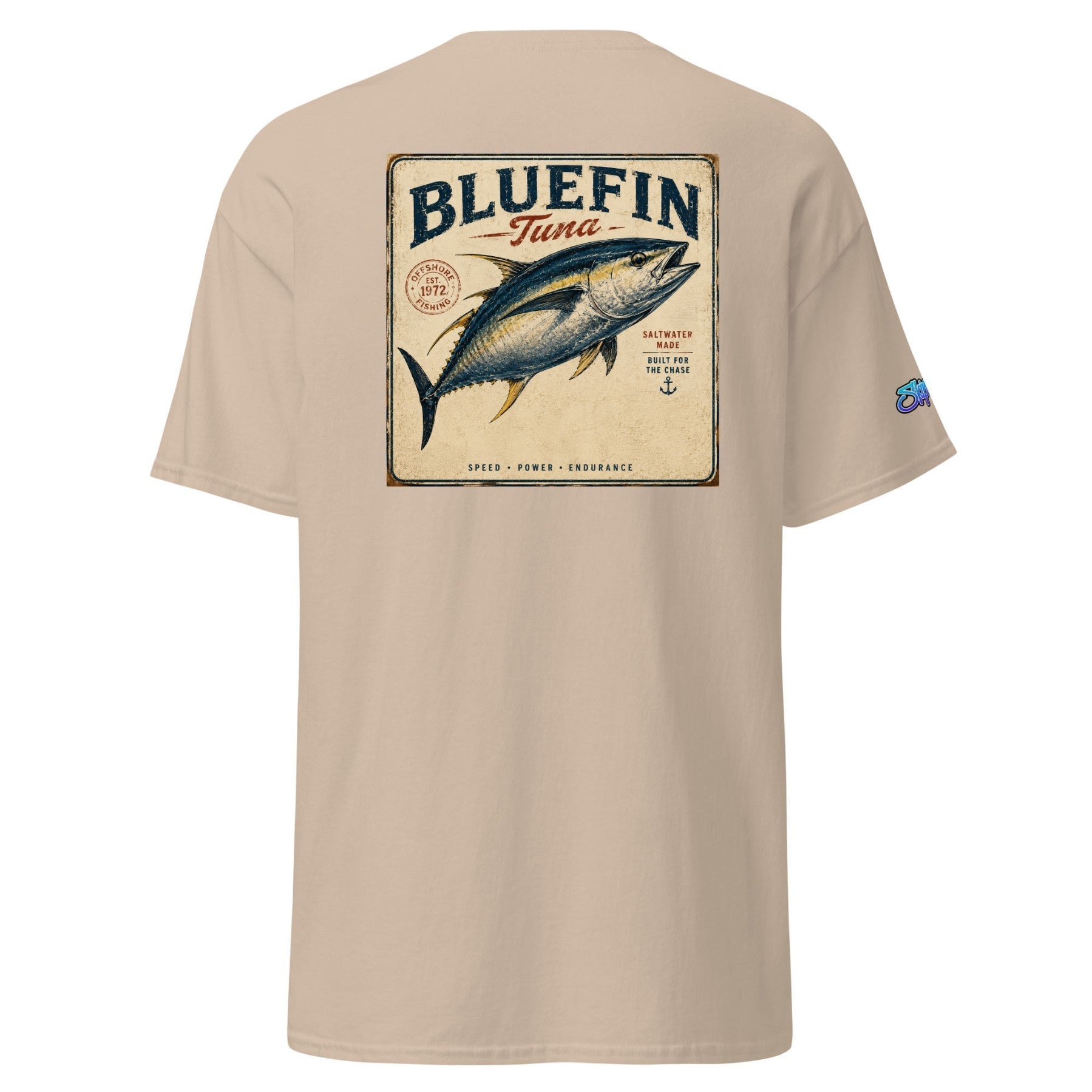 VINTAGE BLUE FIN - Unisex classic tee