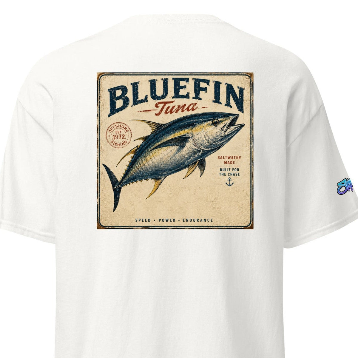 VINTAGE BLUE FIN - Unisex classic tee