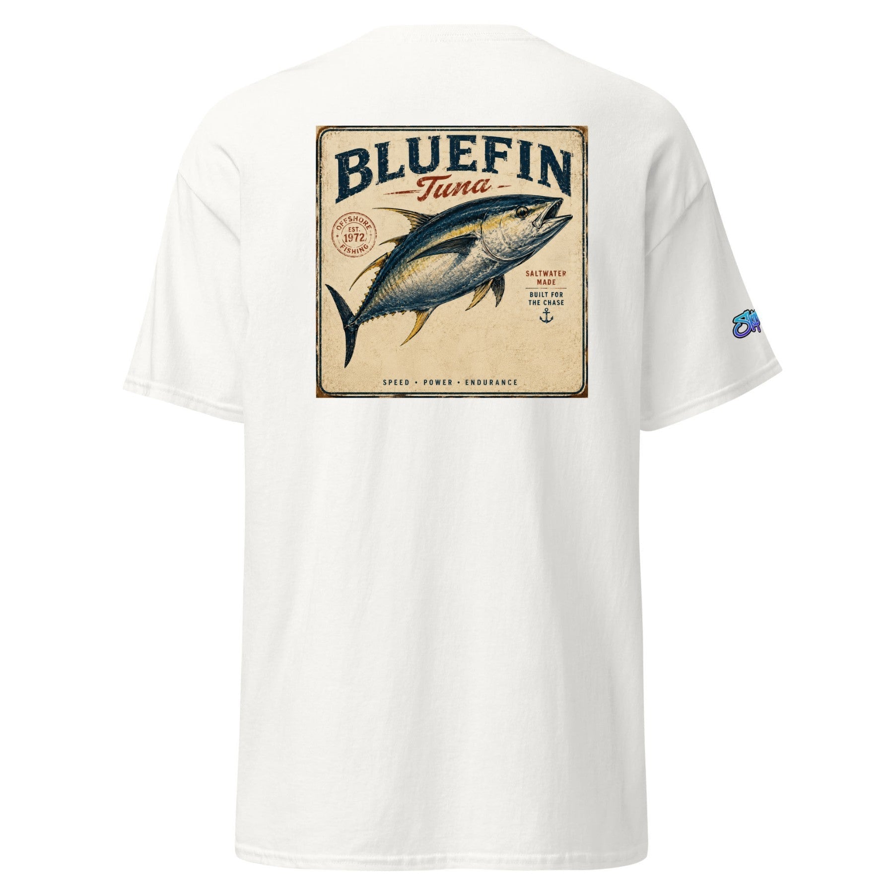 VINTAGE BLUE FIN - Unisex classic tee