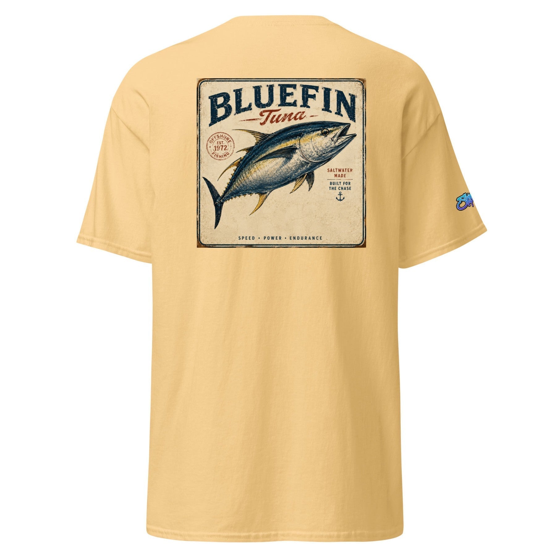 VINTAGE BLUE FIN - Unisex classic tee